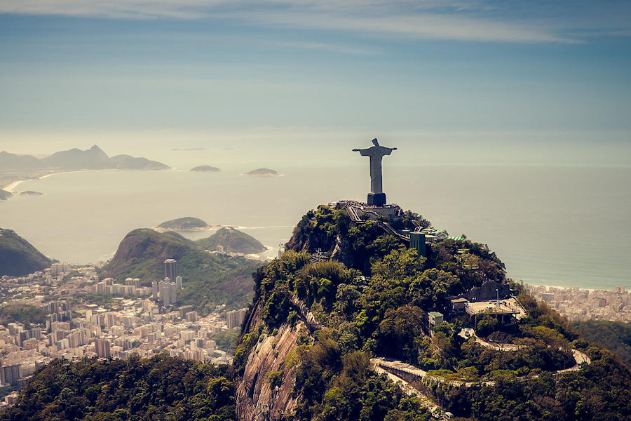 Jesus Christ on the hills of Rio de Janeiro